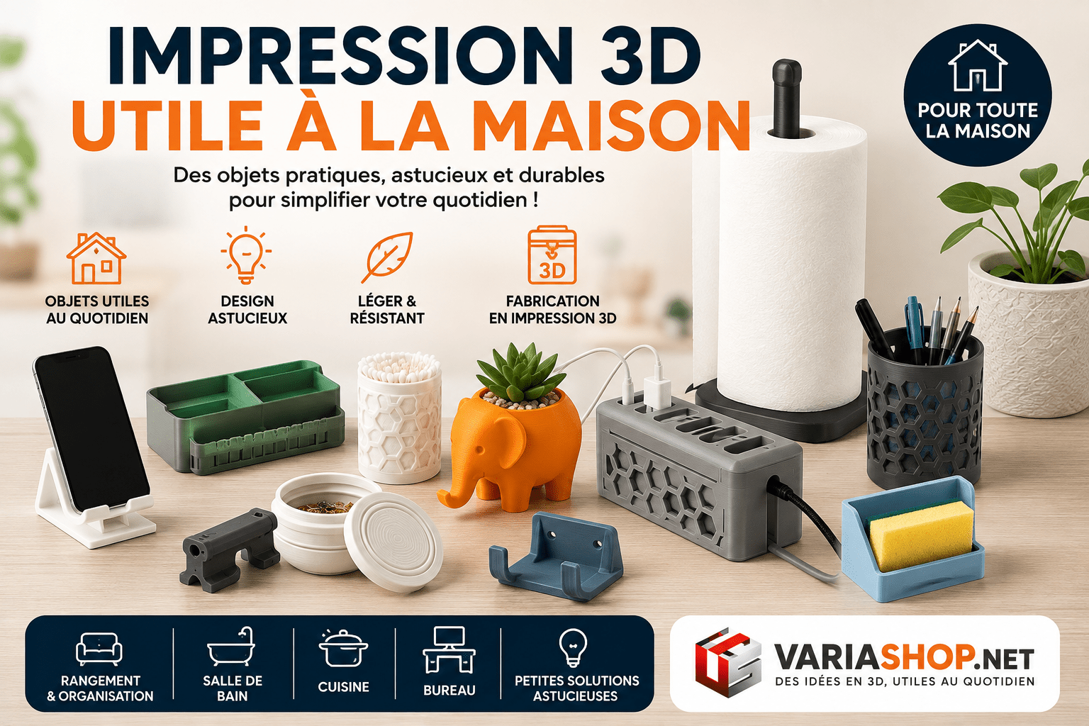 Impression 3D – Utile à la maison - Variashop