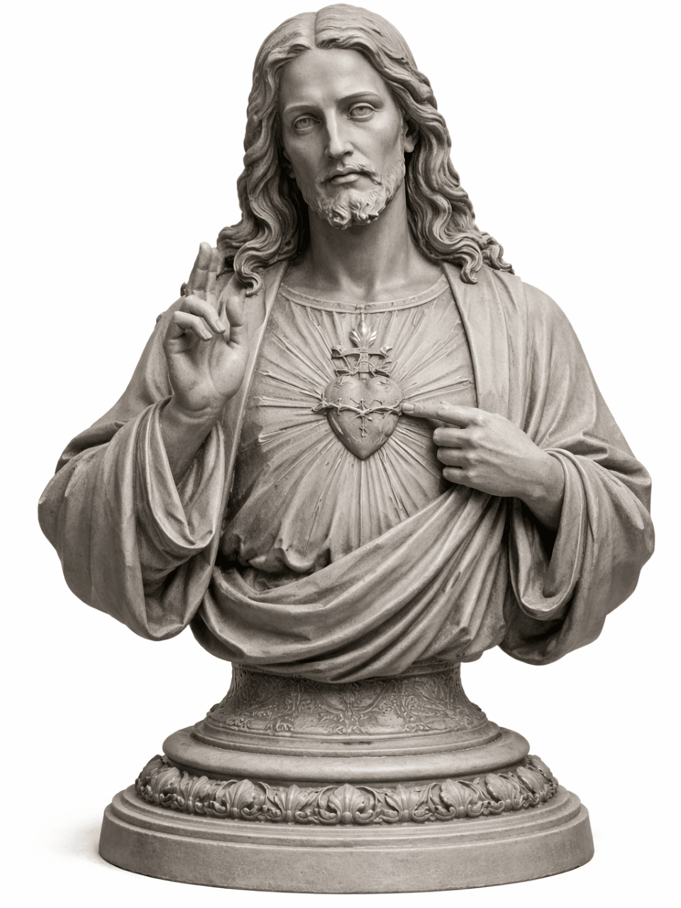 Buste du Sacré-Cœur de Jésus - Variashop