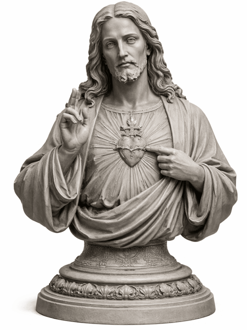 Buste du Sacré-Cœur de Jésus - Variashop