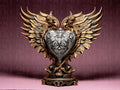 Cœur ailé décoratif style baroque - Variashop