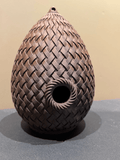 Niche à oiseaux suspendue en forme de goutte tressée – entrée de 30 mm - Variashop