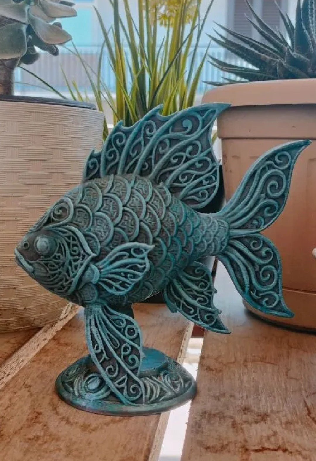 Poisson décoratif très design - Variashop