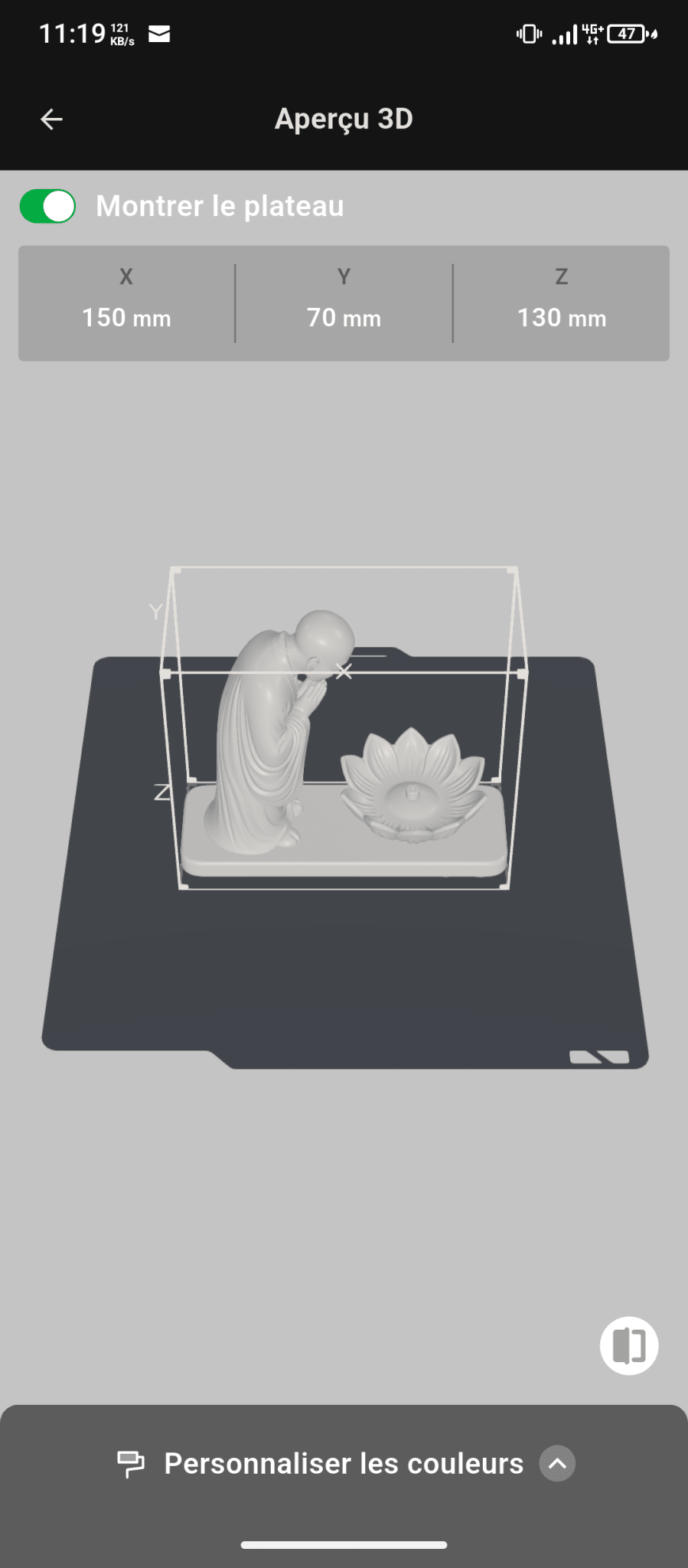 Porte-encens - Statue de Moine de Méditation avec Lotus - Variashop