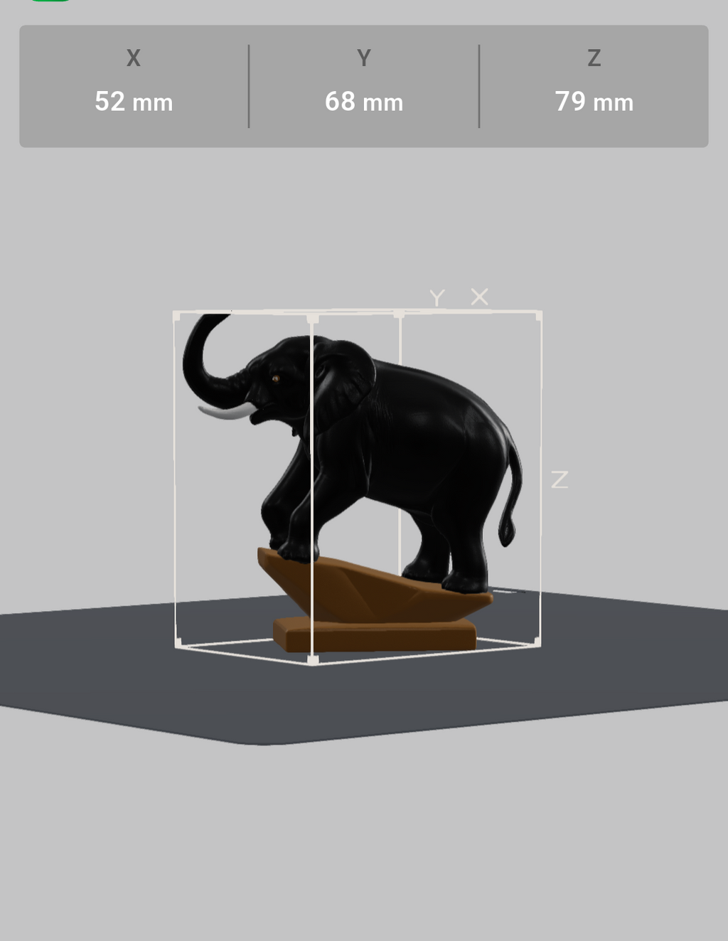 Sculpture éléphant