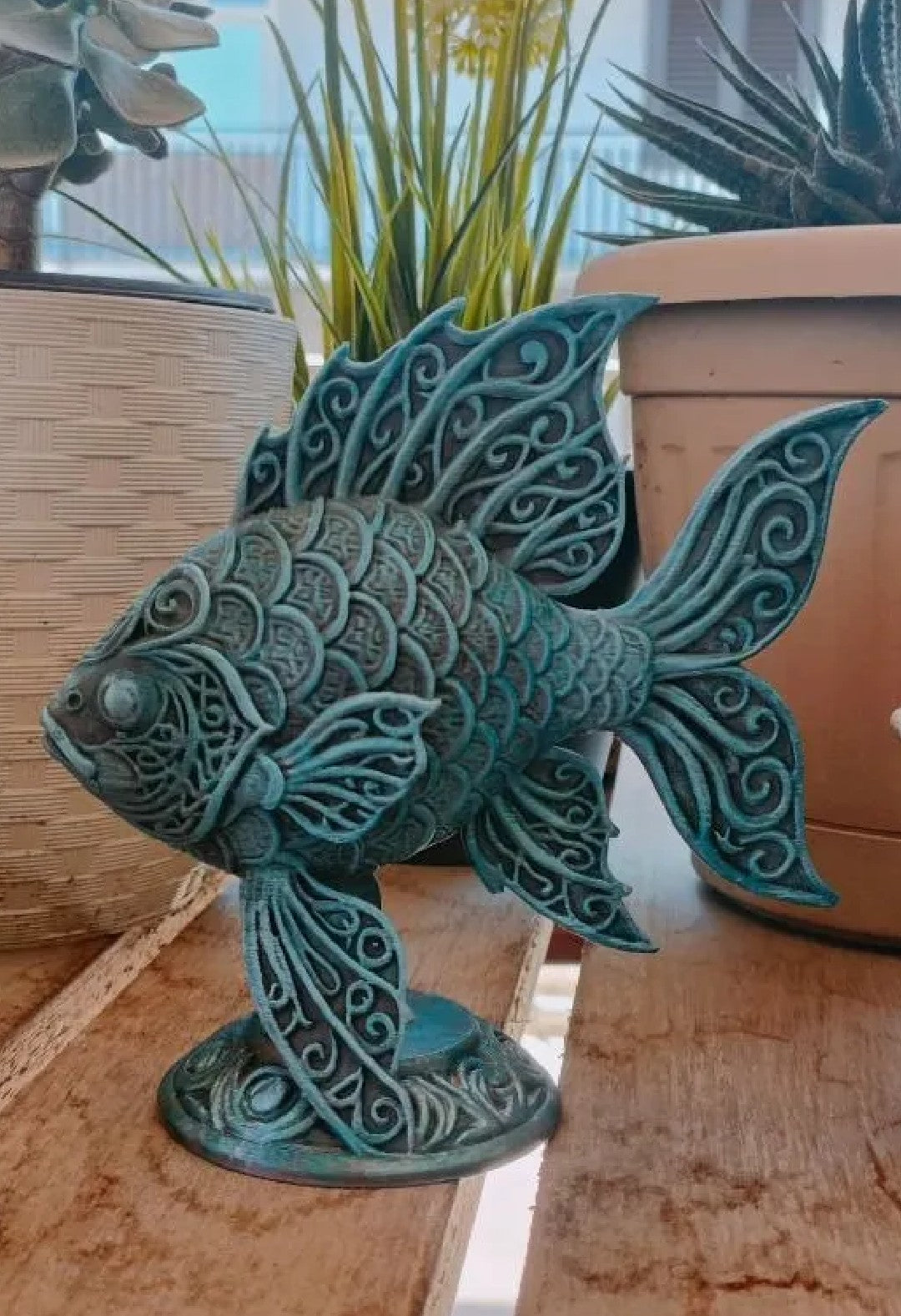 Poisson décoratif très design