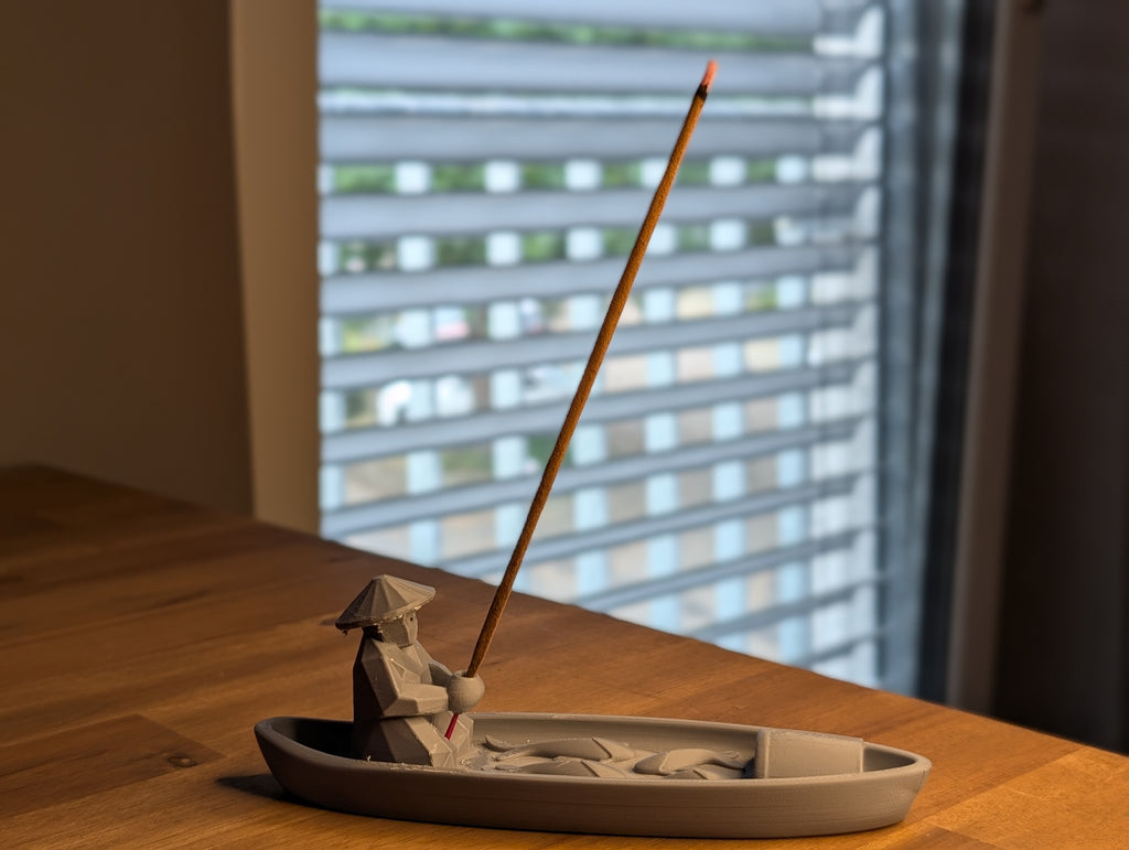 Porte-encens Bateau de Pêcheur Zen | Cendrier