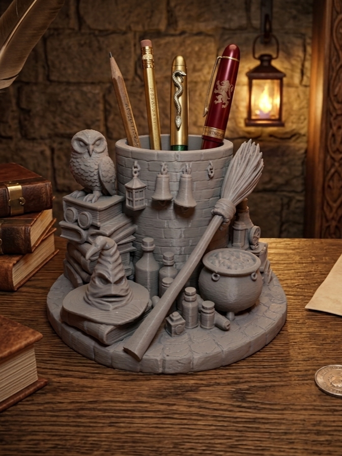 Magic Wizard Pencil Holder / Stiftehalter