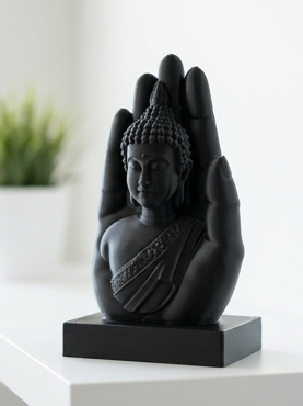 Sculpture Main de Bouddha - Décoration Méditation Spirituelle