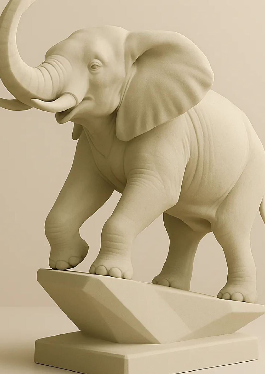 Sculpture éléphant