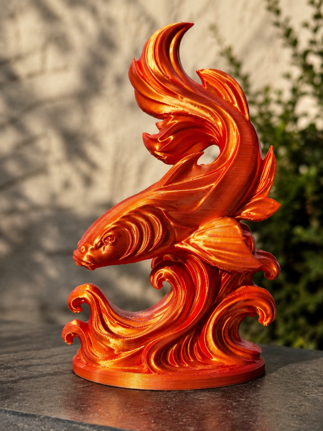 Statue koï