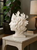 Sculpture de la Muse Naturelle – Statue botanique moderne - Variashop