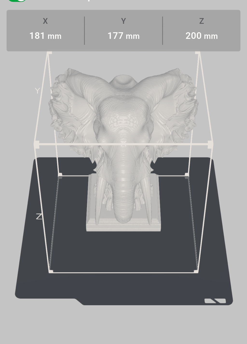 Sculpture d'Esprit d'Éléphant Ancien – Buste de Faune - Variashop