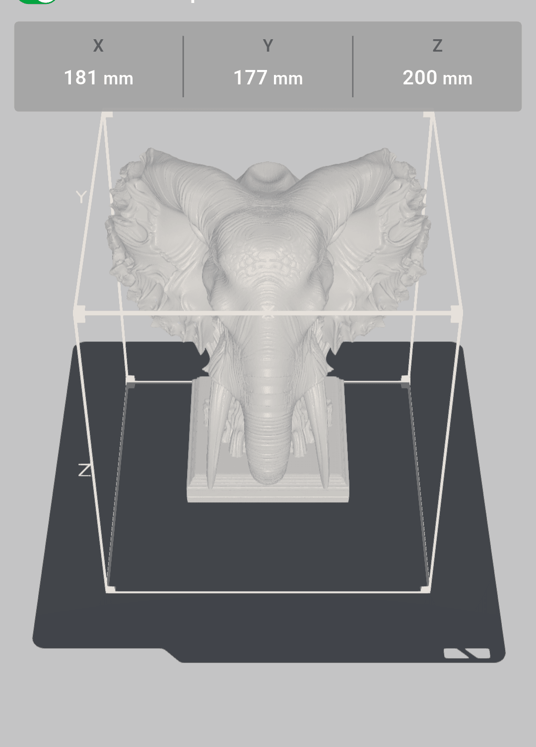 Sculpture d'Esprit d'Éléphant Ancien – Buste de Faune - Variashop