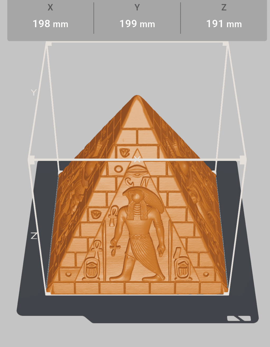 Sculpture pyramide élégante - Variashop