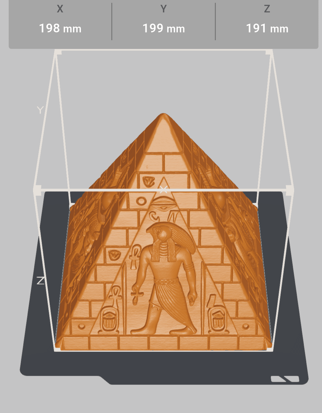 Sculpture pyramide élégante - Variashop