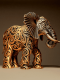 Statue élégante éléphant - Variashop
