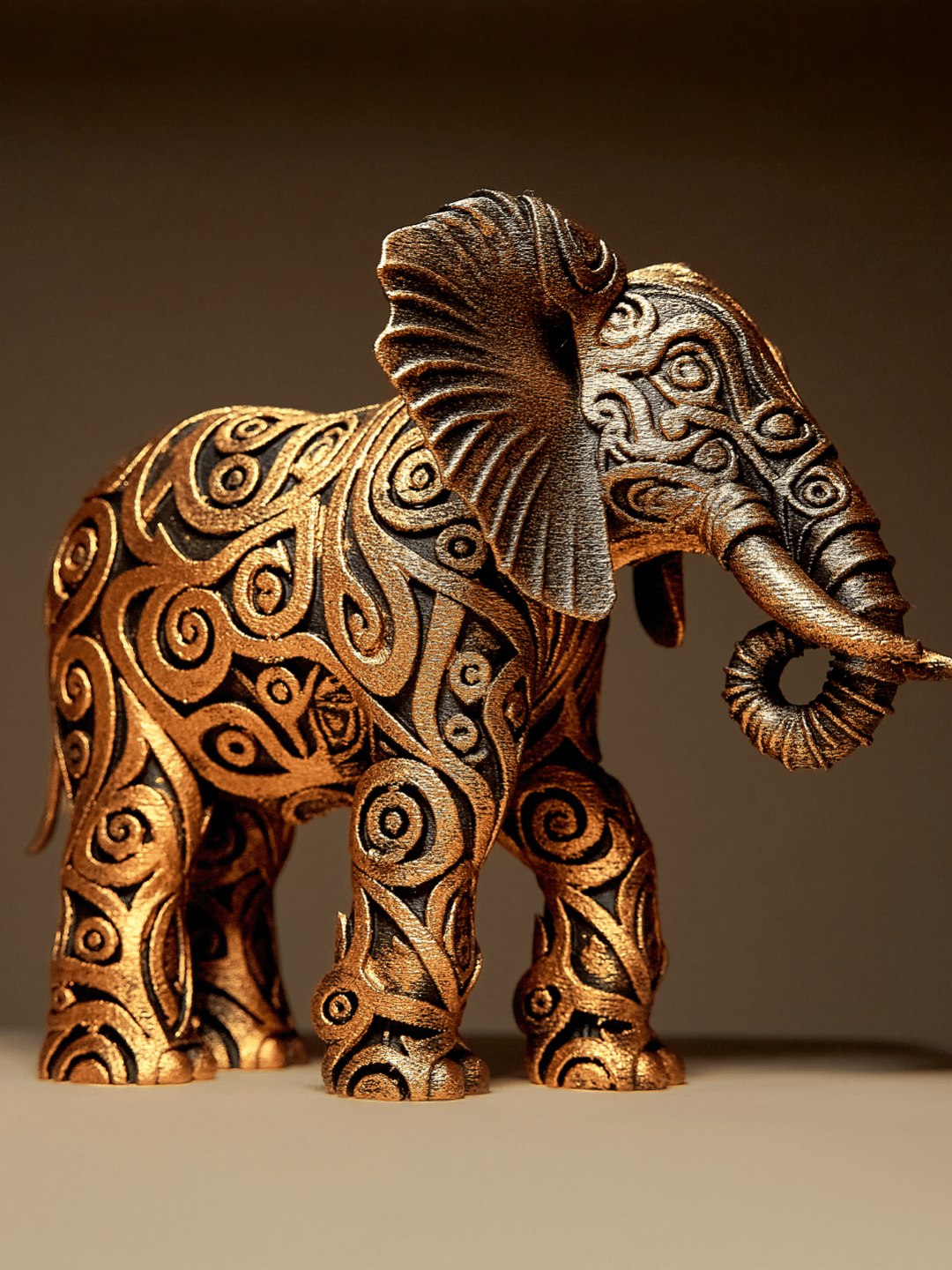 Statue élégante éléphant - Variashop